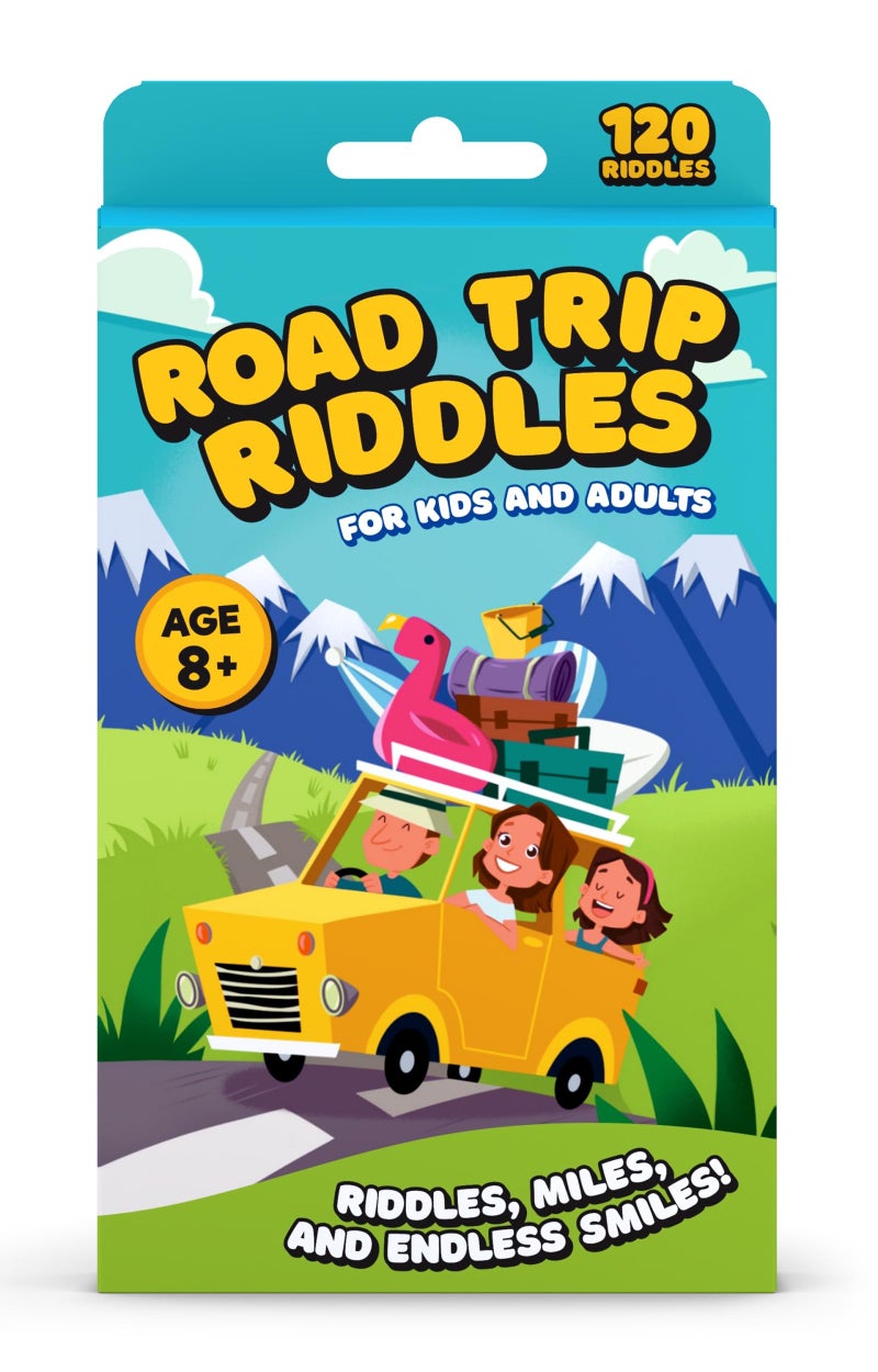 WELL BALANCED 120 Road Trip Riddles Road Trip Car Game for Kids - Image 2