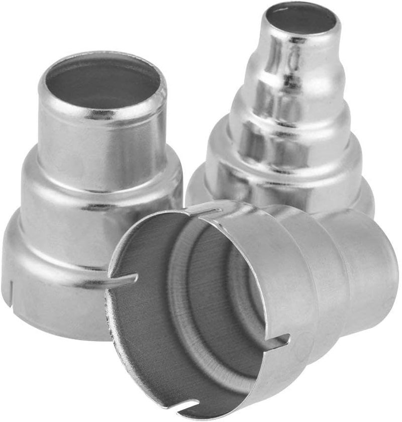 Wal front 7Pcs 35mm Stainless Steel Heat Gun Nozzles Kits for Hot Air Gun Soldering Station Nozzle Tool Heat Gun Nozzle Attachments - Image 4