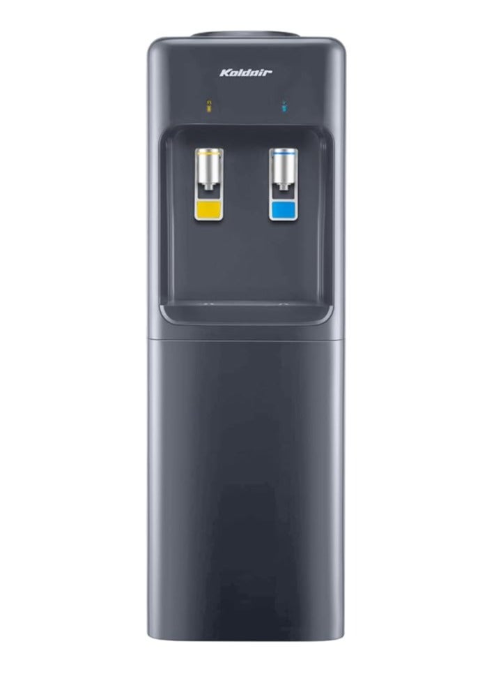 كولداير موزع مياه كولدير KWD CB، موزع مياه قائم بذاته، تحميل علوي، صنبوران، بارد ودافئ - رمادي غامق - Image 1