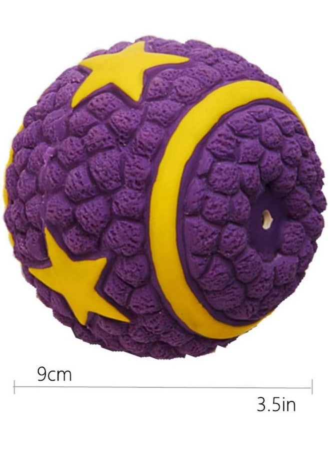 كرة التسنين ذات النجمة المصنوعة من مادة اللاتكس والتي تصدر أصوات صرير أثناء المضغ للكلاب والجراء (كبيرة) - Image 4