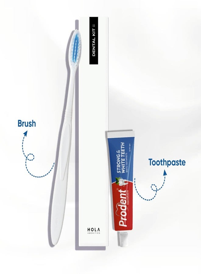 Prodent Hotel Dental Kit Pack of 50 - Toothbrush & 8g Toothpaste | Dental Kit For Travel & Oral Care Amenities for Hotels, Resorts & Guest Houses - Image 2