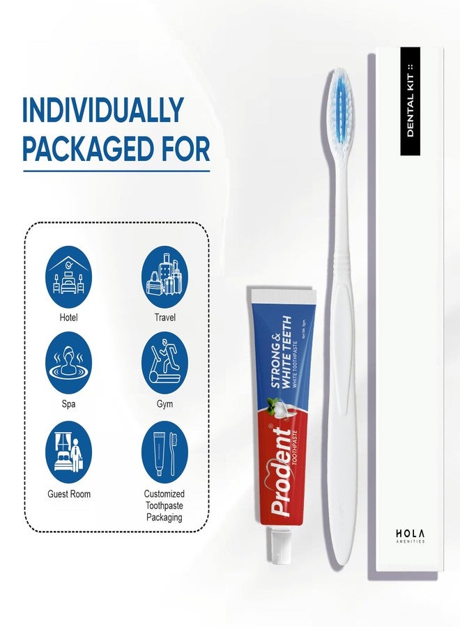 Prodent Hotel Dental Kit Pack of 50 - Toothbrush & 8g Toothpaste | Dental Kit For Travel & Oral Care Amenities for Hotels, Resorts & Guest Houses - Image 4