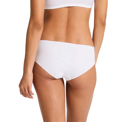 commando - Classic Solid Bikini | Soft, Breathable Fabric | No Show Style | Comfortable Raw-Cut Edges | Machine Washable | White, Medium-Large - Image 2