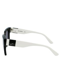 Karl Lagerfeld FULL RIM ACETATE Modified Rectangle KARL LAGERFELD SUN KL6057S 5219 (004) BLACK & WHITE  - Image 4