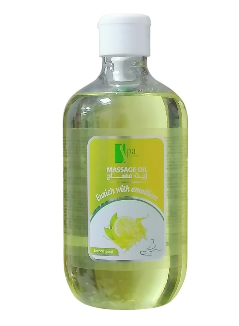 سبا سيستم زيت التدليك بالليمون، 500 مل