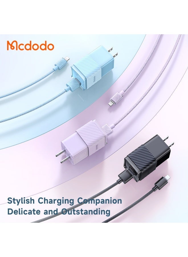 Mcdodo CABLE CA-3640 DICHROMATIC SERIES LIGHTNING DATA  1.2M – BLACK - Image 4