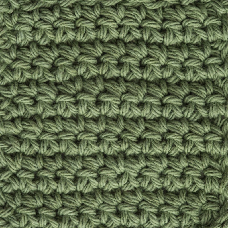 Lily Sugar 'N Cream The Original Solid Yarn, 2.5oz, Medium 4 Gauge, 100% Cotton - Sage Green - Machine Wash & Dry - Image 3