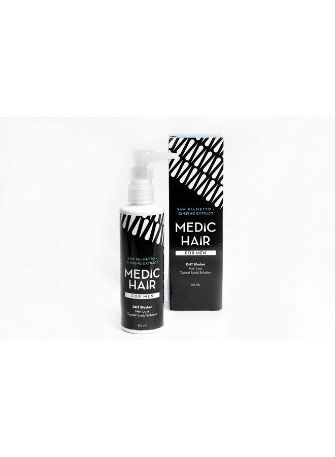 MEDIC HAIR For Men 90Ml 3.04 Fl Oz Contains Saw Palmetto And Ginseng Extract Dht Blocking Natural Healthy Hair Growth - Image 2