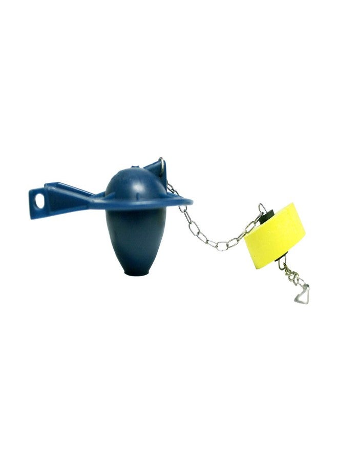 Korky 65BP Toilet Flapper for Briggs Vacuity Toilet Repairs and Replacement, Blue and Yellow - Image 2