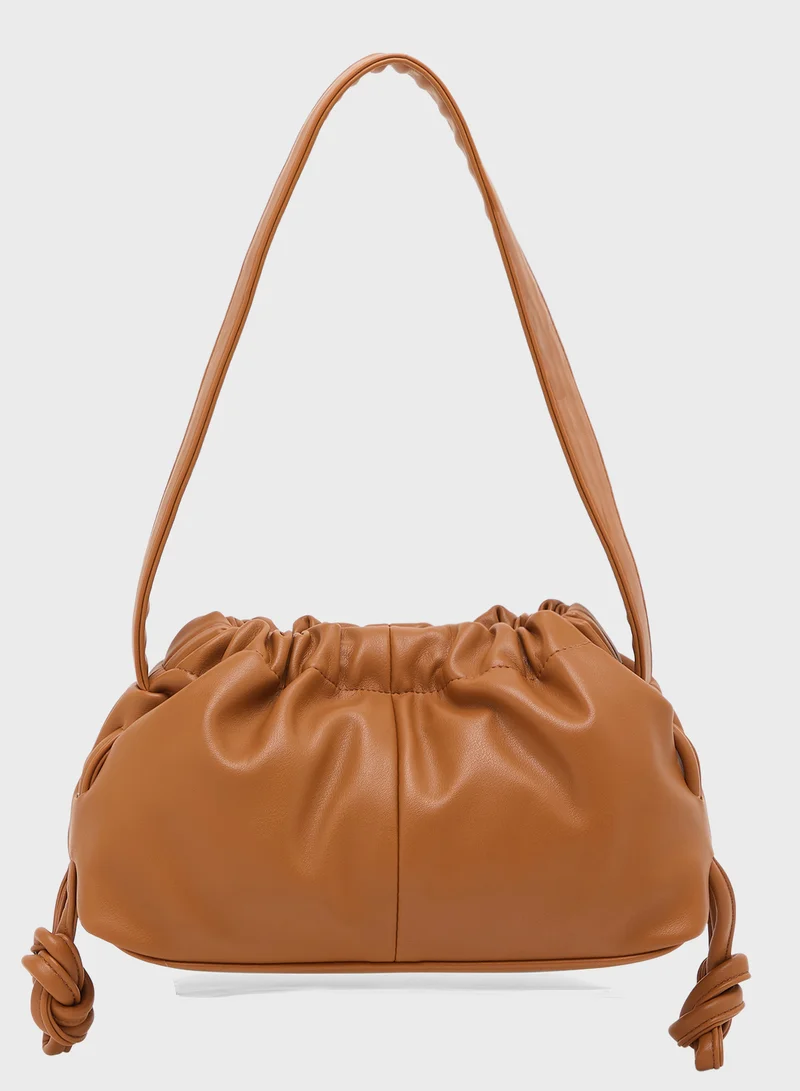 Ginger Textured Bucket Bag