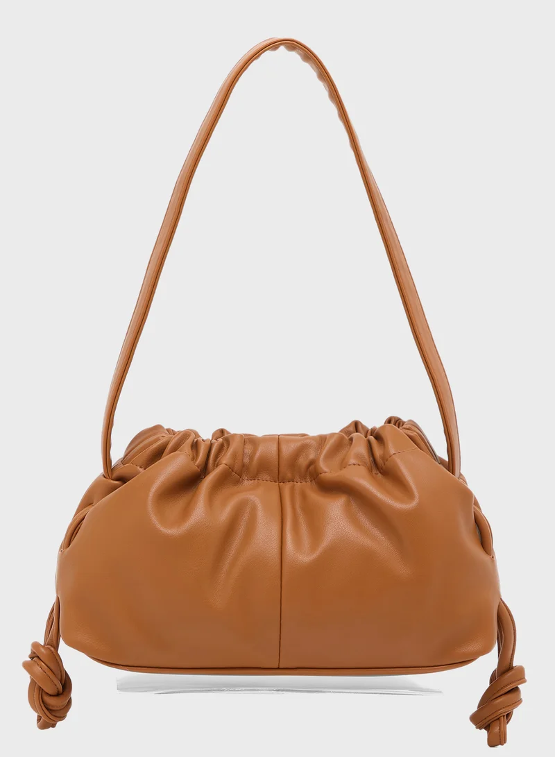 Ginger Textured Bucket Bag