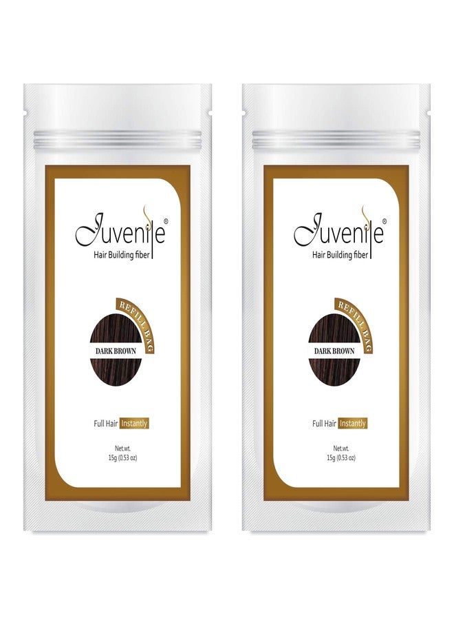 جوفينايل عبوة إعادة تعبئة ألياف شعر الأطفال باللون البني الداكن 30 جم - Image 1