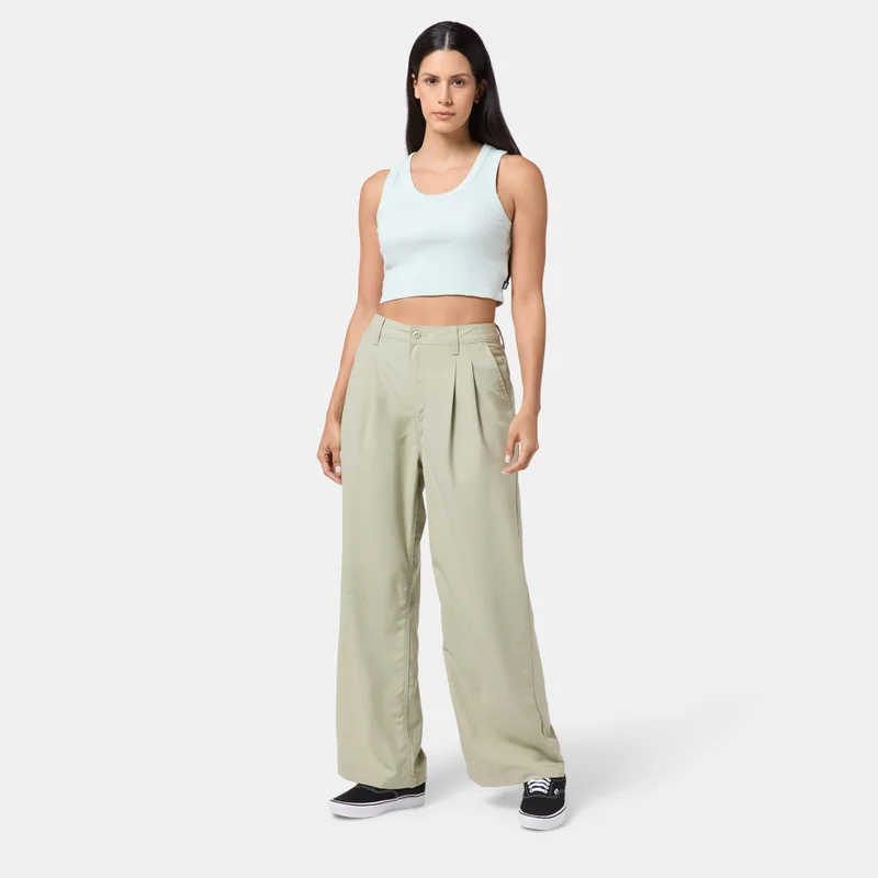 Vans Green Women's Drew Rib Tank Top for Women | Best Price UAE
