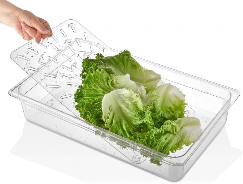 رفوف تصريف غاسترو بلاست GN 1/2 PC لحاويات GN - Image 2