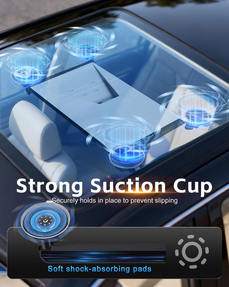 Maraiss Starlink Mini Suction Cup Mount, Universal Starlink Mini Accessories with Strong Vacuum Suction, Secure Mounting Kit for Car Windows Sunroofs RVs Boats Road Trips, Easy to Install and Remove - Image 3