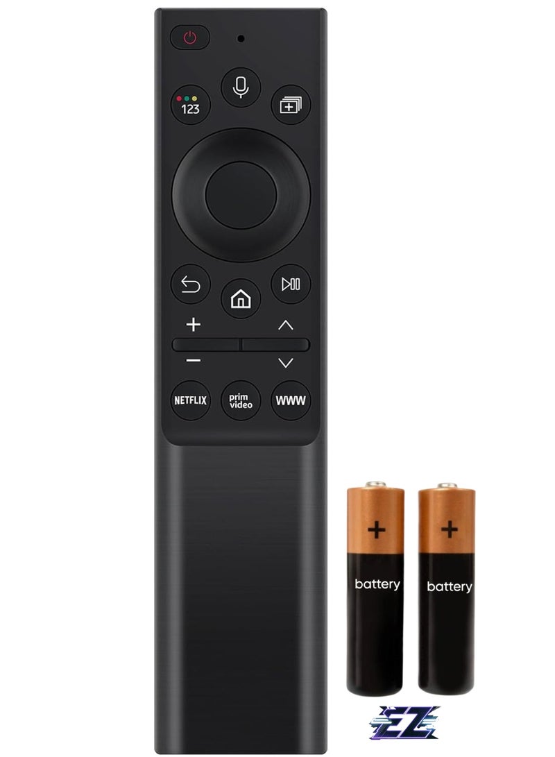 ELTRAZONE BN59-01357C Voice Search Remote Control Replacement compatible with SAMSUNG TV QA43LS03A QA43QN90A QA50Q60A QA55LS03A QN43Q60AAFXZA QN50LS03AA QN50LS03AAFXZA QN50Q60AA QN50Q60AAFXZA QN50Q80AA LS03A with battery - Image 1