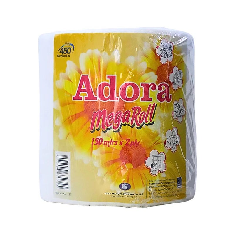 Adora Sterilized Mega Roll Super Absorbant Kitchen Towel- 150mtrsX2PLY - Image 1
