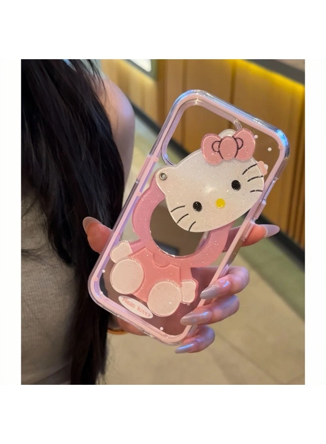 NIBEMINENT 3D Kitty Cat Protective TPU Case Cover For iPhone 16 Pro Max - Image 3