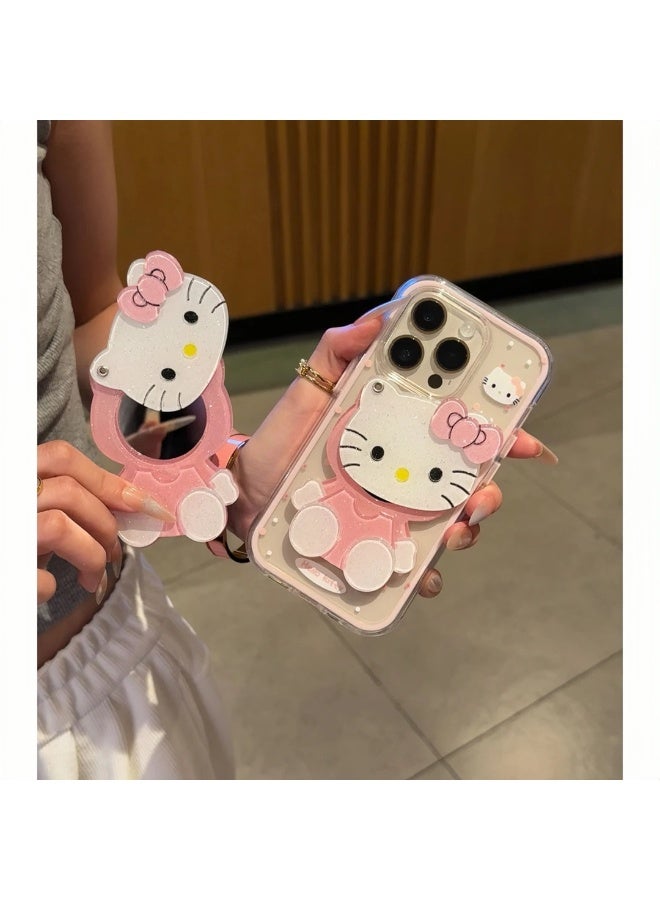 NIBEMINENT 3D Kitty Cat Protective TPU Case Cover For iPhone 16 Pro Max - Image 2