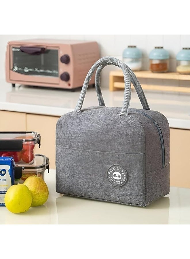 Wayfare Thermal  Lunch Bag for  Food Preservation, Insulated Tote with Handle, Portable Meal Storage (Assorted Colors - Image 5