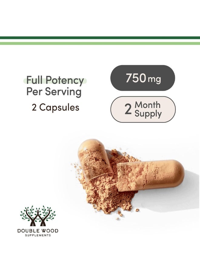 Resveratrol Supplement 500 mg per Serving – 120 Capsules Double Wood Supplements - Image 3