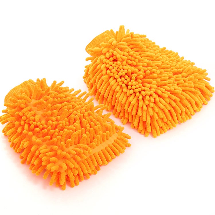 general Chenille Car Wash Gloves - Thickened Coral Fiber Cleaning Mitts for Auto Care - Image 1