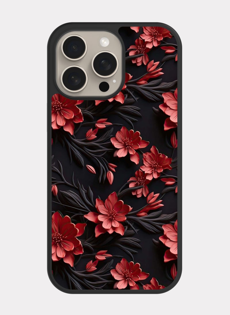 PXLAAT iPhone 15 Pro Max case cover Flowers - Image 1