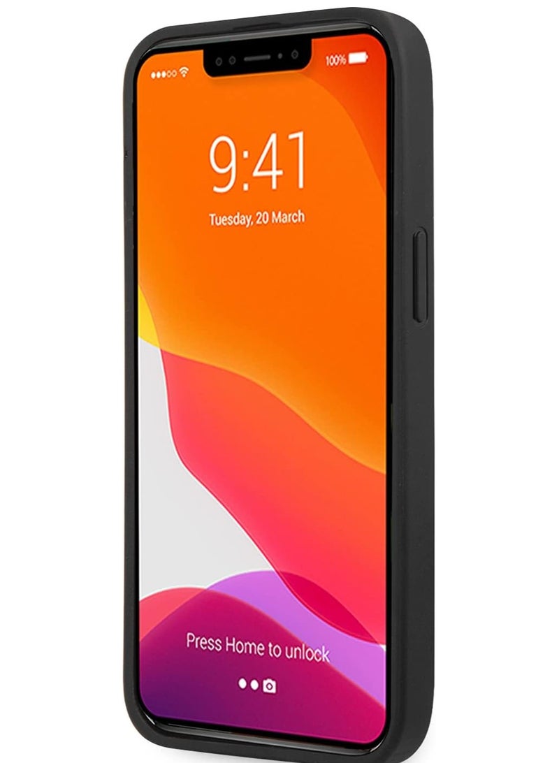 Karl Lagerfeld حافظة كارل لاغرفيلد من الجلد الصناعي مع نقوش شوبت - لأيفون 14 برو (6.1 بوصة) - فوشيا - Image 4