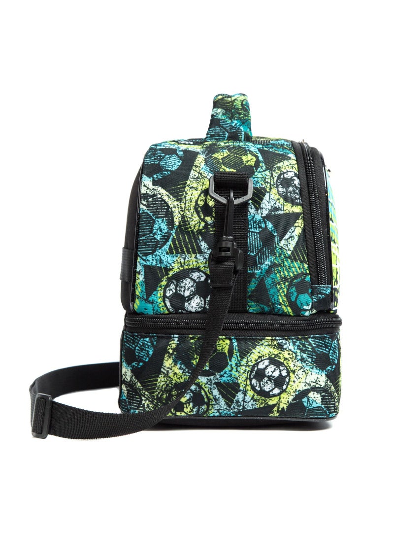 Eazy Kids حقيبة طعام/زجاجة من إيزي كيدز - لون أخضر لكرة القدم - Image 4