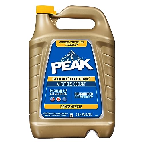 PEAK Global Lifetime Concentrate Antifreeze and Coolant for All Vehicles, 1 Gal. - Image 1