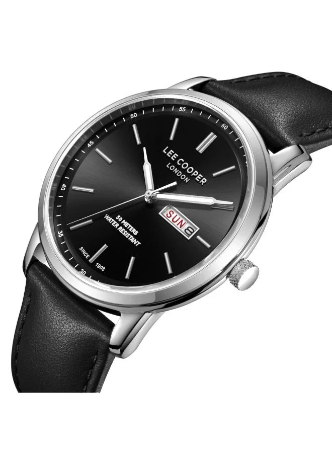Lee Cooper Men's Leather Analog Watch LC08235.351 - 42 mm