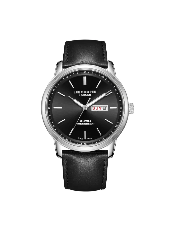 Men's Leather Analog Watch LC08235.351 - 42 mm