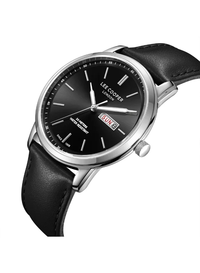 Lee Cooper Men's Leather Analog Watch LC08235.351 - 42 mm