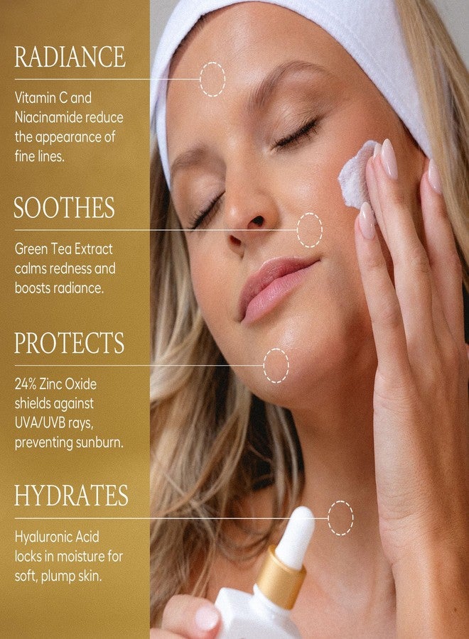 Lino All-In-One Serum with SPF 50, Zinc Oxide Mineral Sun Drops, No White Cast, Vitamin C, Hyaluronic acid, Niacinamide, Green Tea extract, Sun Protection, Non-Comedogenic - Image 2