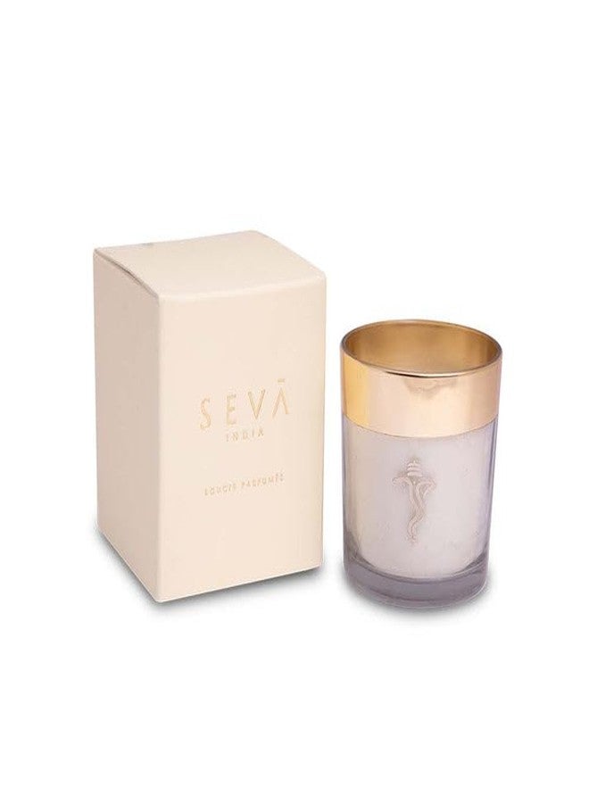 SEVA HOME Enchante Divine Ganesha Scented Candle | Orchid, Jasmine & White Musk | 25H Burn | Natural Soy Wax | Festive Home Décor & Spiritual Gifting - Image 1