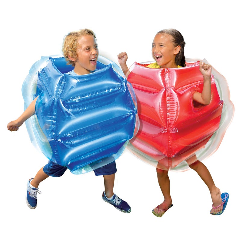 BANZAI: Bump N' Bounce Body Bumpers, A Game of Bumping & Bopping, 2 Bumpers Included in Red & Blue, Fun & Safe Cushion Inflatable Surface, For Ages 4 and up - Image 2