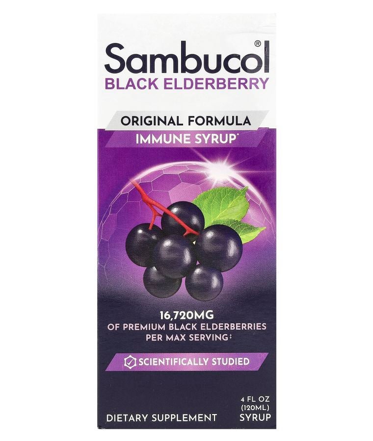 Black Elderberry Immune Syrup Original Formula 4 fl oz (120 ml)