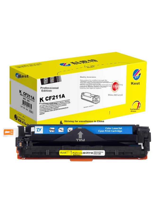 KST Kost K Cf211a Toner Cartridge Blue 1400 Pages Professional Edition - Image 1