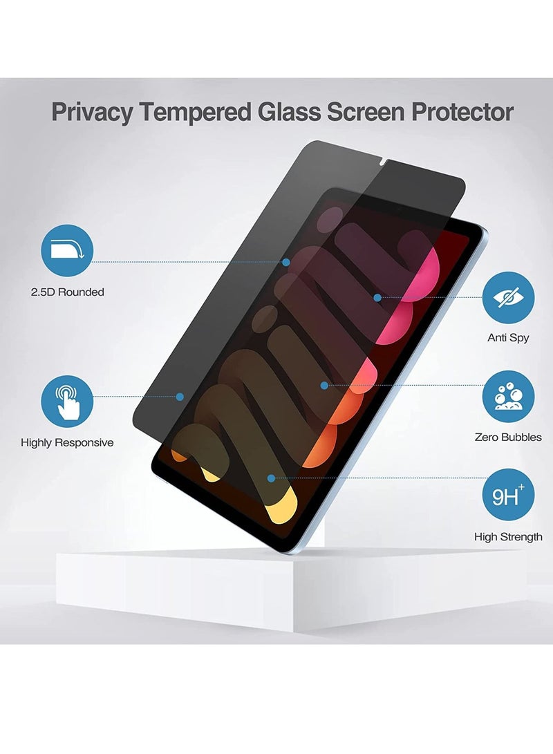 Procases iPad Mini 6 Privacy Screen Protector 8.3 Inch 2021, Anti-Spy Tempered Glass Screen Film Guard Screen Protector for 8.3” iPad Mini 6th Generation 2021 - Image 3