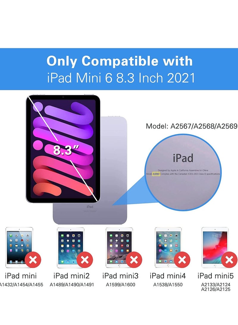 Procases iPad Mini 6 Privacy Screen Protector 8.3 Inch 2021, Anti-Spy Tempered Glass Screen Film Guard Screen Protector for 8.3” iPad Mini 6th Generation 2021 - Image 2