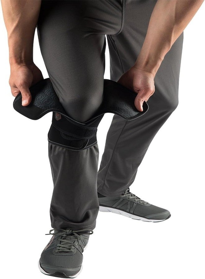 ماكديفيد رباط ركبة متعدد الاستخدامات من ماك ديفيد MD4201 مع دعامات، صغير، أسود - Image 3