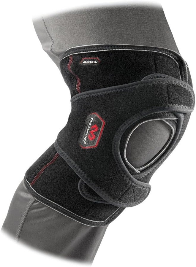 ماكديفيد رباط ركبة متعدد الاستخدامات من ماك ديفيد MD4201 مع دعامات، صغير، أسود - Image 4