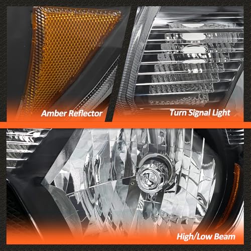 AXLAHA Headlight Assembly Replacement for 2012 2013 2014 2015 Toyota Tacoma Headlamp Driver And Passenger Side Pair - Image 5