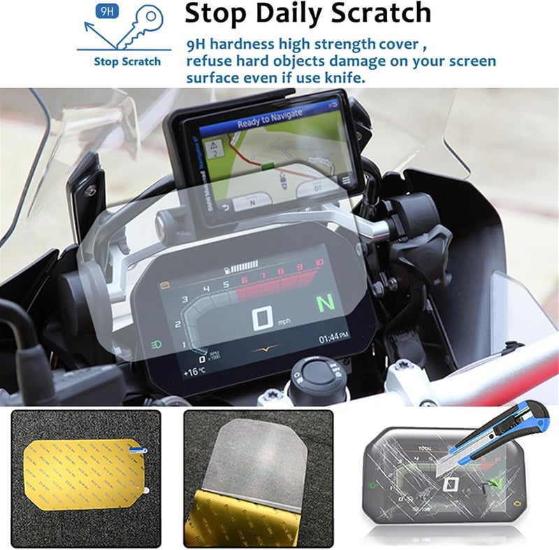 Yurefax Motorcycle Dashboard Screen Protector for S1000RR and S1000XR - Image 4