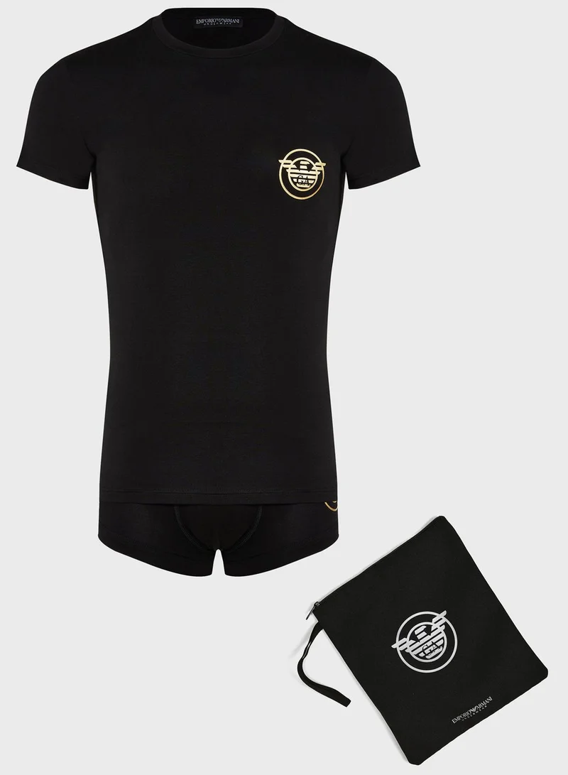 EMPORIO ARMANI Set Of T-Shirt And Trunk