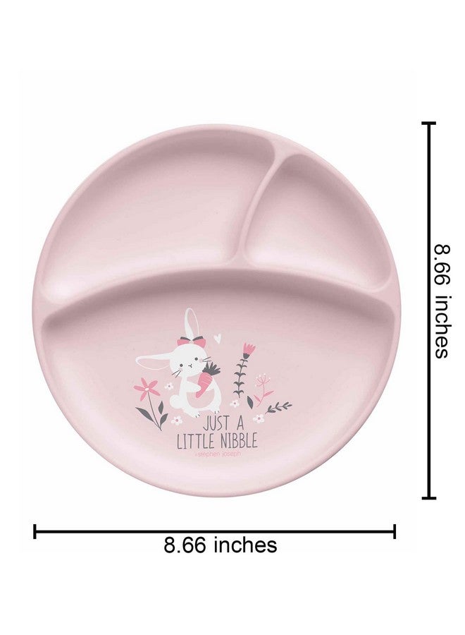 Stephen Joseph Silicone Baby Plate, One size, Bunny - Image 3