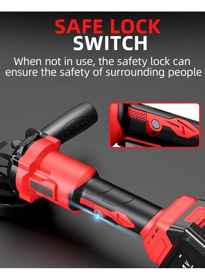 ALongDeng 21V Cordless Polisher Kit With Two 4.0Ah Batteries 3 Variable Speeds Detachable Handle Random Orbit for Car Sanding Polishing Waxing Sealing Glaze - Image 4