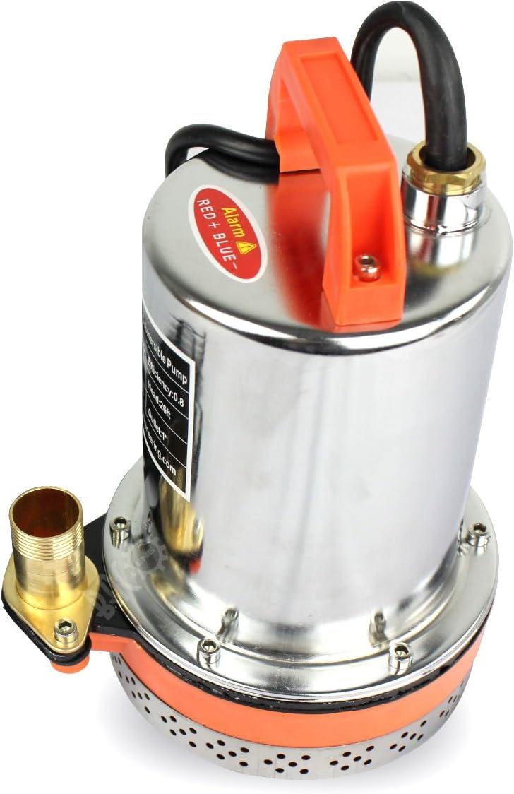BACOENG 12V DC Farm & Ranch Solar Water Pump Submersible Well Pump 20FT Lift - Image 2