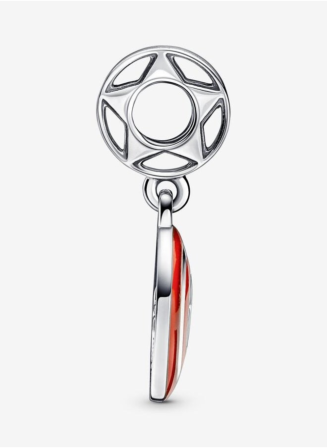 PANDORA - Marvel The Avengers Captain America Shield Dangle Charm - Image 1