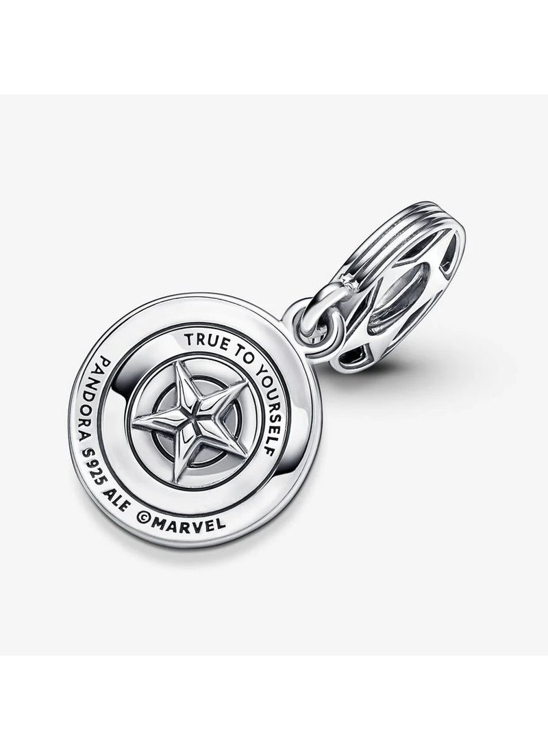 PANDORA - Marvel The Avengers Captain America Shield Dangle Charm - Image 1